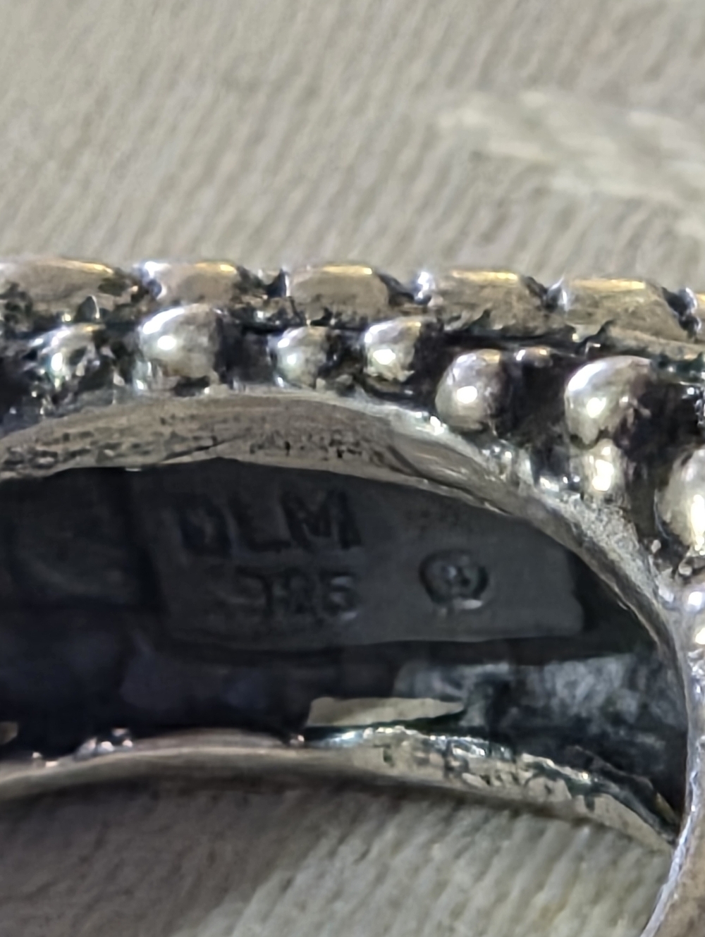 Dian Malouf SISTER Sterling Silver Ring, Size 8 - Picture 11 of 15